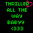 Green pixelated text on black background with pink heart symbol replacing 'R' in 'THRILLER', repeated twice side-by-side.