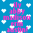 Blue background with white pixelated hearts and pink text listing names 'ily abby madison erin austin!' in two vertical