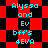 Pixelated cyan text on red and black checkered background, with repeated 'Alyssa and Ev bff's 4EVA' text in two distinct layouts.