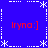 Blue background with white dashed lines and asterisks forming a , four red "Iryna:]" text blocks at corners, static image