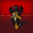 A pixelated character with dark hair and yellow clothing stands against a red background, while adjacent text reads 'Folie à Deux 12/06/08' in black on red shapes.