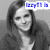 A grayscale image of a person with long hair in three showing text overlays and cropping changes