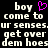 Pixelated text on black background with pink heart symbol between repeated phrases and slang terms.