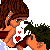 Pixelated image of two figures embracing, one holding a playing card with hearts and spades symbols, against black background with white text reading 'Dreams Do Come True'.