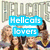 Two identical group photos of four people with text overlays; one overlay reads "Hellcats lovers" in blue, the other "Big Time rush Lovers" in pink.