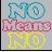 Pixelated static image with three horizontal bands of stylized text in teal, pink, and yellow hues against a light gray background.