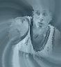 A basketball player in a white jersey with 'MEMPHIS' text, captured across showing motion blur and color shifts from blue to black-and-white tones