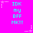 A static image with a bright pink background featuring repeated cyan text and white star motifs arranged in a pattern
