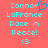 Cyan text on coral background displays 'Connor LaFrance Race in Peace!' with a blue heart symbol replacing the 'o' in Connor and a cyan '<3' below.