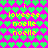Pixelated icon with bright pink background and green heart pattern, yellow text reading 'i loveeee noelle' repeated in two
