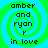 Four identical pixelated display text over a green and blue spiral background with no visible animation changes