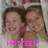 Two people in close proximity with blurred faces, one wearing a red top, against a light background with pink text at the bottom.