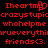 Red pixelated text on black background with repeated phrases and emoticon, arranged in horizontal pairs.