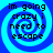 Four identical blue spiral backgrounds with black text reading "im going crazy i need to escape" arranged in a