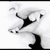 Black-and-white animated icon shows a stylized figure with a large head, small body, and dark limbs in a dynamic pose against a white background.