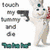 A collage of four distinct images: a bunny holding a gun with text, a pug, a drum set, and a person with earphones.