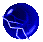 A circular blue icon with white lightning effects transitioning from multiple jagged lines to a smooth glow