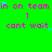 Green background with repeated pink text 'in on team' and 'cant wait' and small blue stars.