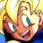 A 48x48 pixel buddy icon featuring a close-up of an anime character with spiky blonde hair and blue eyes on the left, paired with text reading "Anime IM" and "COM" on a black background to the right.