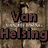 six pixelated images showing a woman with long dark hair in various poses and expressions, including text reading "Van Helsing" on one