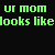 Green text on black background displays repeated phrases and partial words with underlined segments, showing animation changes in visible text content.