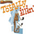 Pixelated static icon featuring a stylized character with orange text above and red text to the right, set against a white background with blue and brown color accents.