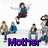 Animated sequence showing a person jumping above a seated crowd with changing text overlays.