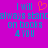 Pixelated text on a purple background with one version showing an orange heart symbol replacing 'love' in the phrase.