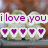 Animated icon shows two green-and-white cartoon figures forming a heart shape with their heads, accompanied by purple text and hearts.