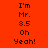 Red background with black text listing phrases, blue highlight shifts across in animation