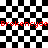 Red text 'Brokencyde' repeats horizontally across a black-and-white checkered background with pixelated overlays