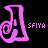 Nine stylized letter A icons in a , each with a distinct color and the text "SFIYA" to the right, on a black background