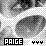 Pixelated icon with grayscale and pastel color accents, featuring bold text 'PAIGE' in a black rectangle at bottom left and three small black symbols on the right.