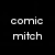 Six display 'comic mitch' text in pixelated font with varying background colors and text styles