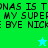 Pixelated text repeats across a split background with two star icons, one blue and one green.