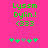 Green pixelated text 'Lyssm Dylin! (333)' on bright pink background with green and gray flower icons below.