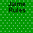 Green background with white dots and black text reading "Jaime Rules" in four identical quadrants.