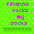Green background with white dots and purple text reading "rihanna rockz my socks" repeated twice, each followed by exclamation marks.