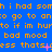 Blue background with orange text repeating phrases and pink asterisks, showing animation changes in the asterisk positions.
