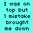 Pixelated text on cyan background with pink highlight bars shifting across of lyrics