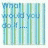 Four of a striped background with sequential text changes: 'what would you ask ...', 'I ask you', 'that I', and 'I love you!'