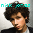 A four- shows a person with curly brown hair in different poses, each containing cyan text above the head