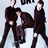 Three figures in dark clothing pose against a light background with red text reading "Green Day is my favorite band lol" on black