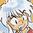 A 48x48 pixel animated buddy icon featuring a cartoon character with white hair and brown eyes on the left, paired with text reading "Anime IM" and "COM" on a black background to the right.