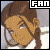 Three pixelated character portraits arranged in a with "FAN" text overlays, each showing distinct facial expressions and hairstyles