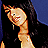 A 4-frame animated contact sheet showing a cartoon-style woman with long dark hair in various poses, accompanied by text elements including "I CARE 4 U" and the name "Aaliyah" in stylized fonts.