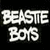 A 50x50 pixel animated contact sheet showing two frames of a Beastie Boys-themed buddy icon with text and grayscale imagery.