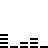 Black rectangular bars of varying lengths arranged in horizontal on a white background, forming an abstract pattern with no discernible figures or text