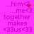 A static image with a bright pink background displays text and symbols in purple and red pixels, including heart icons that change from solid to scattered dots across two identical frames.