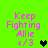 Green background with pink text reading "Keep Fighting Allie 4/3" and a heart symbol that alternates between black and green.